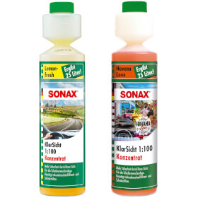 Sonax KlarSicht 1: 100 Konzentrat Reinigungsessenz für 25 L Scheibenwischwasser