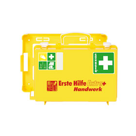 Erste - Hilfe - Koffer SÖHNGEN EXTRA + Handwerk SN - CD gelb, DIN 13157 inkl. Erweiterungen, 