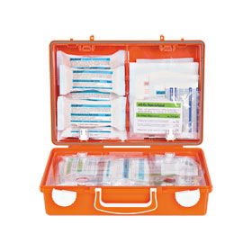 Söhngen Erste-Hilfe-Koffer SN-CD Norm Plus orange mit Füllung nach