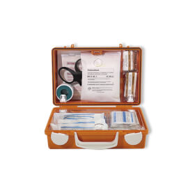 Erste-Hilfe-Koffer SÖHNGEN QUICK-CD, orange, Füllung nach DIN 13157,