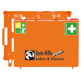 Söhngen Erste-Hilfe-Koffer Labor und Chemie Basisinhalt nach DIN 13157 mit  Zusatzbefüllung für Labor und Chemie kaufen