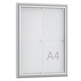 Schaukästen WSM SOFTLINE, für den Inneneinsatz, abgerundetes Profil, 