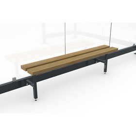 wsm Design Sitzbank Relax Nature II - 1500 hochwertige Eichenholz Sitzbank mit modernem Design