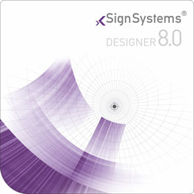 Gestaltungssoftware SignSystems DESIGNER 8.0 Für die individuelle