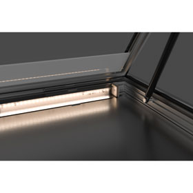 Schaukästen Beleuchtung WSM LED-Langfeldleuchte 18 W,