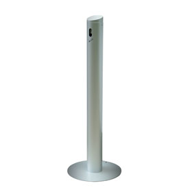 Ascher Standascher 'Smoker', aus pulverbeschichtetem Aluminium, 