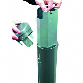 Ascher Standascher 'Smoker', Edelstahl,