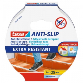 tesa Anti - Rutschband transparent 5 x 25 rutschhemmendes Klebeband