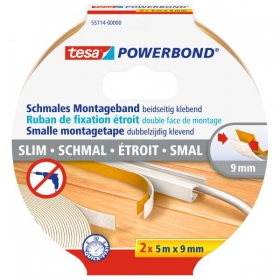 tesa Powerbond Montageband schmal doppelseitiges Klebeband