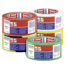 tesa Professional 60760 Markierungsband für den Innen - und geschützten Außenbereich, temporäre Anwendung
