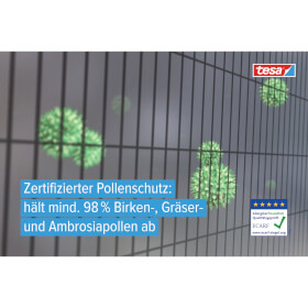 tesa Pollenschutzgitter schützt optimal vor Pollen sowie Insekten 