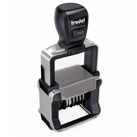 Trodat Professional 5546 Ziffernstempel 4 mm Schrifthöhe, 6 - stellig