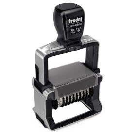 Trodat Professional 55510 Ziffernstempel 5 mm Schrifthöhe, 10 - stellig