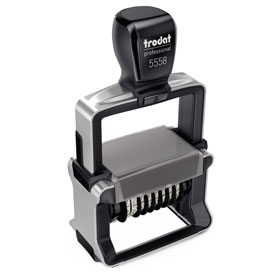 Trodat Professional 5558 Ziffernstempel 5 mm Schrifthöhe, 8 - stellig