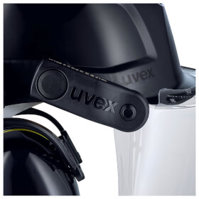 uvex pheos Visier für Schutzhelm Gesichtsschutzschirm mit mechanischen Hebelarmen