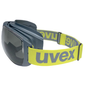 uvex Schutzbrille megasonic maximales Sichtfeld durch rahmenloses Design