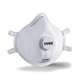 uvex Atemschutzmaske silv - Air c 2312 FFP3 Einwegmaske mit Ausatemventil Schutzstufe FFP3 D