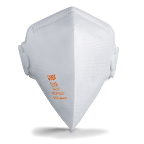 uvex Atemschutzmaske silv - Air c 3200 FFP2 Einwegmaske, Faltmaske Schutzstufe FFP2 D
