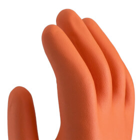 uvex Chemikalienschutzhandschuh u-chem 3500 mit nahtlosem Baumwoll-Liner für hohen Komfort