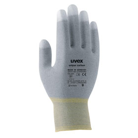 uvex Arbeitshandschuhe 60556 unipur carbon ESD antistatische Handschuhe mit Mikronoppen auf der Handinnenfläche