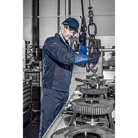 UVEX 60557 Rubiflex S XG35B Chemikalienschutzhandschuh optimaler Schutz gegen Chemikalien bei höchstem Tragekomfort