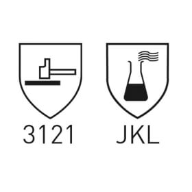 UVEX 60557 Rubiflex S XG35B Chemikalienschutzhandschuh optimaler Schutz gegen Chemikalien bei hchstem Tragekomfort