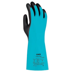 uvex Chemikalienschutzhandschuh u - chem 3200 mit Slim - Fit Passform und perfekten Grip