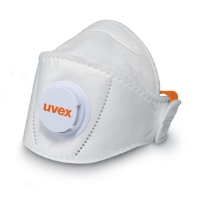 uvex Atemschutzmaske silv - air 5210+ FFP2 Faltmaske mit Ausatemventil