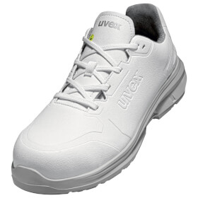 uvex 1 sport hygiene Sicherheitshalbschuh 65822 S3 SRC weiß moderner flexibler und leichter Halbschuh mit glatter Oberfläche