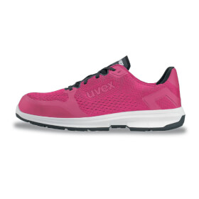 uvex 1 sport Sicherheitshalbschuh 65972 S1P SRC pink moderner flexibler und leichter Halbschuh