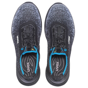 uvex 1 G2 Sicherheitshalbschuh 68342 S1 P SRC blau schwarz vereint sehr weiche Dämpfung und hohe Energierückgabe