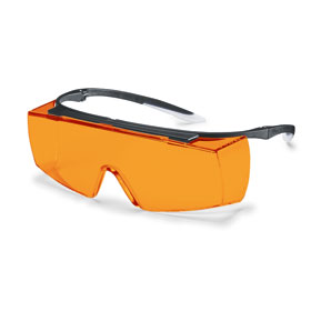 uvex Schutzbrille super f OTG Schutzbrille / Überbrille mit Antihaft - Eigenschaften