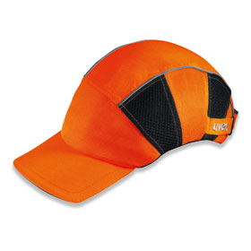 UVEX Anstoßkappe Warnschutz in orange gute Ergänzung zu Warnschutzkleidung, 