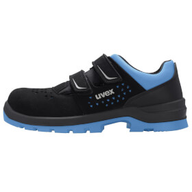 uvex xenova Sicherheitssandale 95532 S1P SRC blau leichte und moderne Sandale mit reflektierenden Elementen