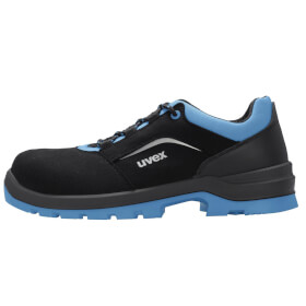 uvex 2 xenova Sicherheitshalbschuh 95578 S2 SRC blau leichter und moderner Halbschuh mit reflektierenden Elementen