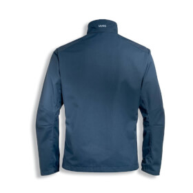 uvex suxxeed Herrenjacke basic blau sportliche Arbeitsjacke mit Reißverschluss und Stehkragen