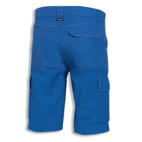 uvex perfect Bermuda kornblau kurze Hose mit vielen Taschen und Reflexapplikationen