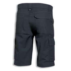 uvex perfect Bermuda anthrazit kurze Hose mit vielen Taschen und Reflexapplikationen