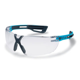 uvex Schutzbrille x - fit pro klar mit weicher Nasenauflage und flexiblen Bgeln