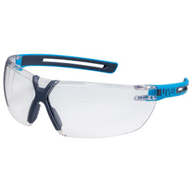 uvex Schutzbrille x - fit pro ohne slider mit weicher Nasenauflage und flexiblen Bügeln