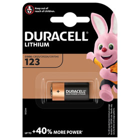 Duracell Ultra Lithium Fotobatterie 123 (DL123A / EL123A / CR123A / CR17345) Fotobatterie B1