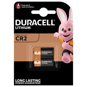 Duracell Ultra Lithium Fotobatterie CR2 (DLCR2 / EL1CR2 / CR15H27O) Fotobatterie B2