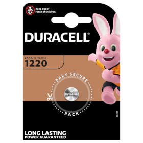 Duracell Knopfzellen 1220 (DL / CR1220) Knopfzellenbatterie