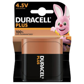 Duracell Plus +100% Alkaline - Batterie 4, 5V (MN1203 / 3LR12) 4000 mAh