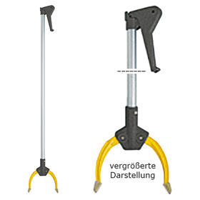 Vermop Greifzange Mllgreifer stabiles und komfortables Greifelement, ergonomisch geformter Griff