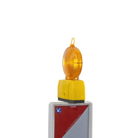 Wemas Leuchte-TL 2000/180 gelb fr Schrankenzune und Sicherheitsleitbaken mit Halter