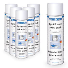 Weicon Sprhkleber Spray - 6er Sparset Inhalt:  6 x 500 ml