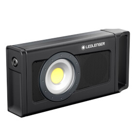 Led Lenser iF4R Music LED - Baustrahler + Radio 34W COB - LED, wiederaufladbar