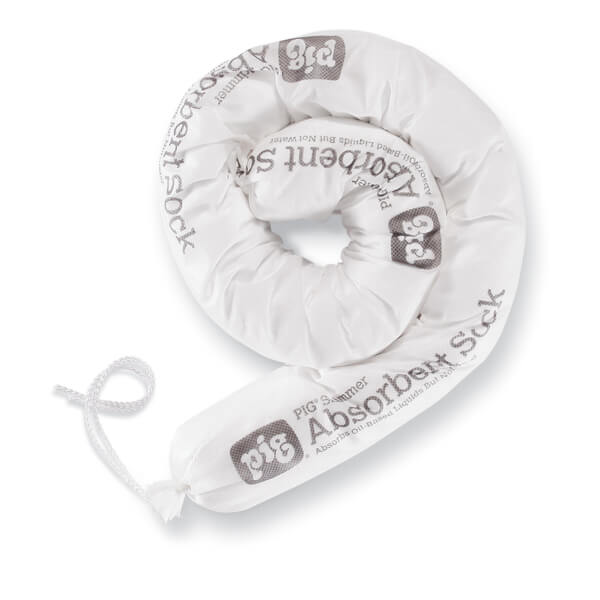 PIG Skimmer Saugstrumpf Bindemittel 122 cm Saugschlauch zur Absorbtion von Öl ohne Wasseraufnahme