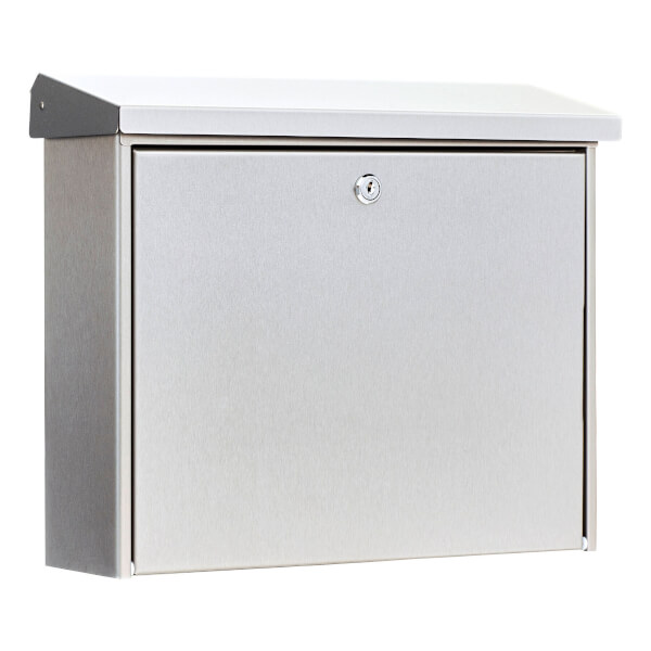 Burg Wächter Edelstahl - Briefkasten InoxStar 4700 Ni mit Schutzlack und versiegelt